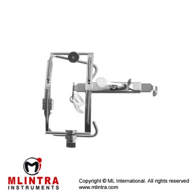 Dingmann Mouth Gag Complete With 3 Tongue Depressors Stainless Steel,